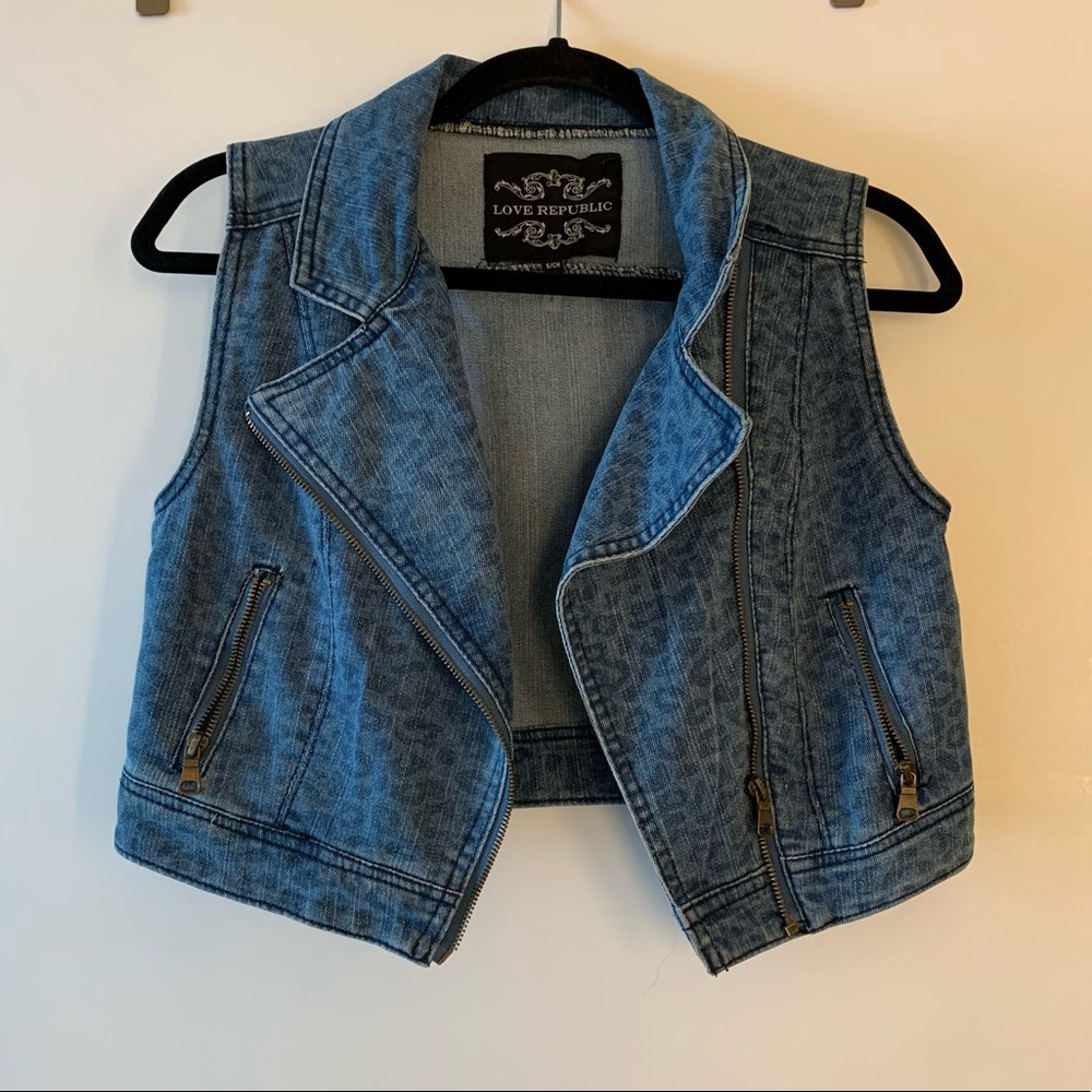 Denim vest